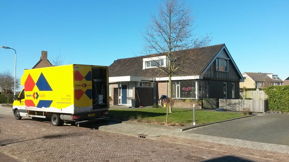 Bij-isoleren Ulbe Hiemstrastrjitte Witmarsum 11 maart2